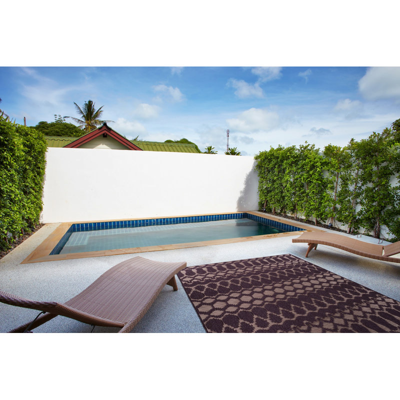 Tapis transitionnel rectangulaire, intérieur et extérieur