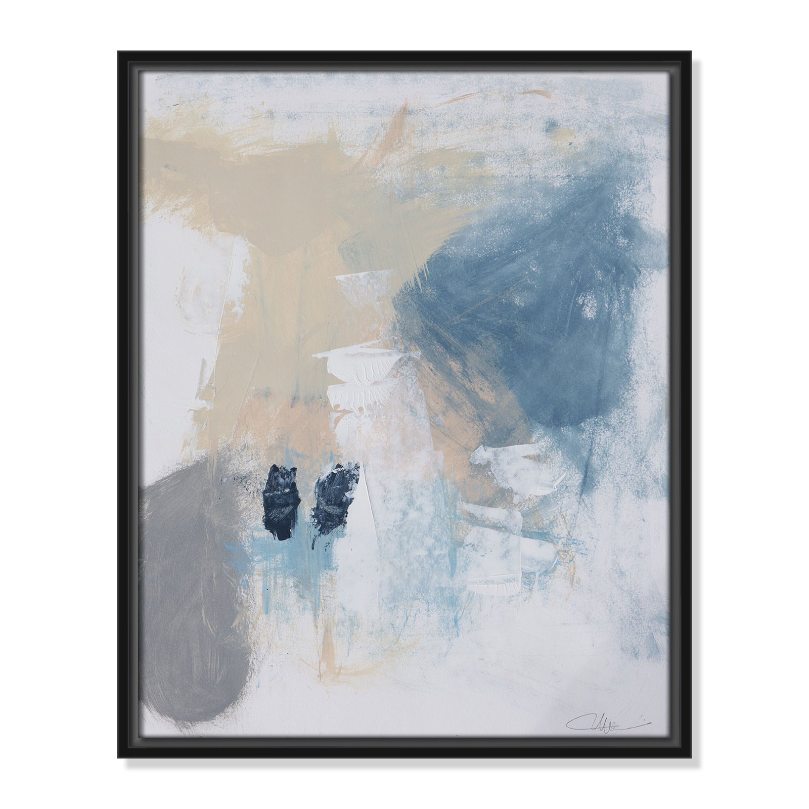 Coastal Carnival II Print by Casa Fine Arts, No Mat, 21.5" H x 17.5" W x 2" D, Black Floater Framed Canvas