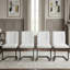 ensemble de 4 chaises de salle à manger en cuir PU-2053754938-2053754940