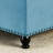 Blue Square With Robust Build And Construction Button Tufting-1129028685