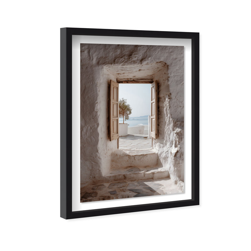 Mortar Meditation Print by Oliver Gal, 37.5"H x 25.5"W, Black Shadowbox