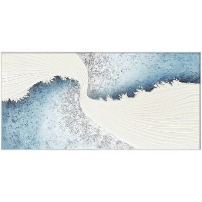 Coastal Drift in Motion Canvas Wall Art