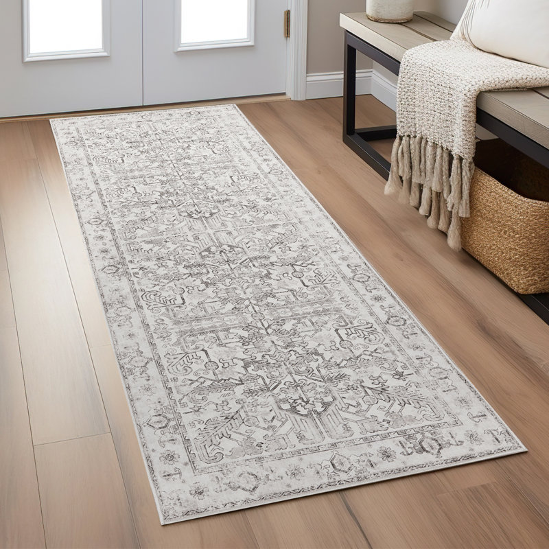 Tapis intérieur lavable Olekseij Chenille Mashine, Tapis de couloir 2 pi x 5 pi