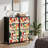 4 Drawer Dresser for Bedroom, Narrow Chest of Drawers, Wooden Top and Study Iron Frame 18"x37.5"-(WxH)