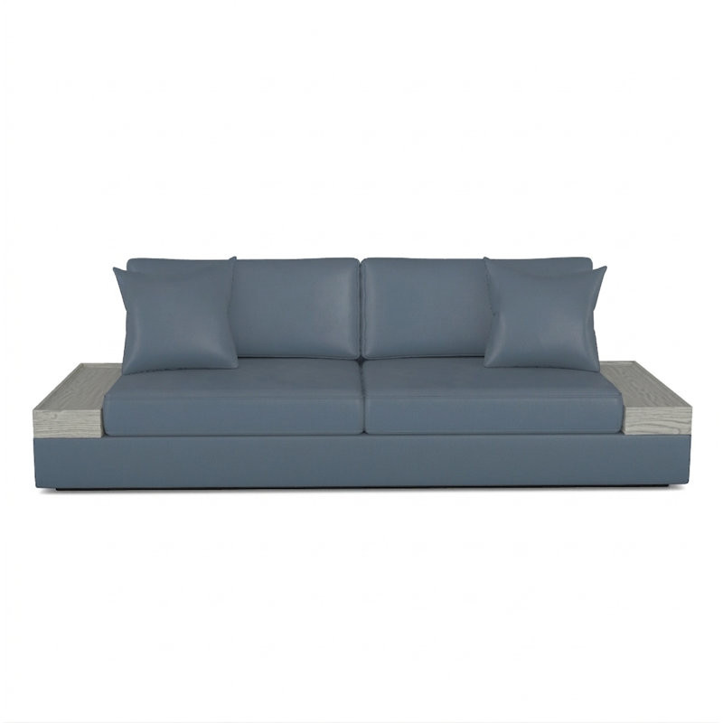 Canapé Embrace, Navada bleu, Gris colombe