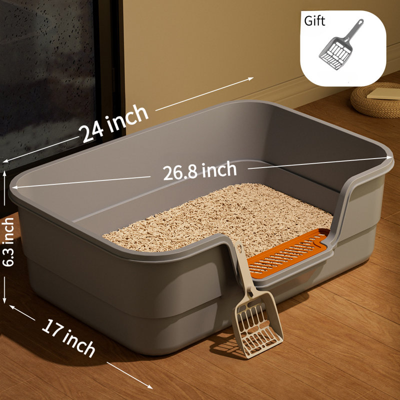 Litière pour chat Jumbo, Gris