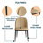Larenzo 18.7'' H Upholstered Metal Side Chair-484800973