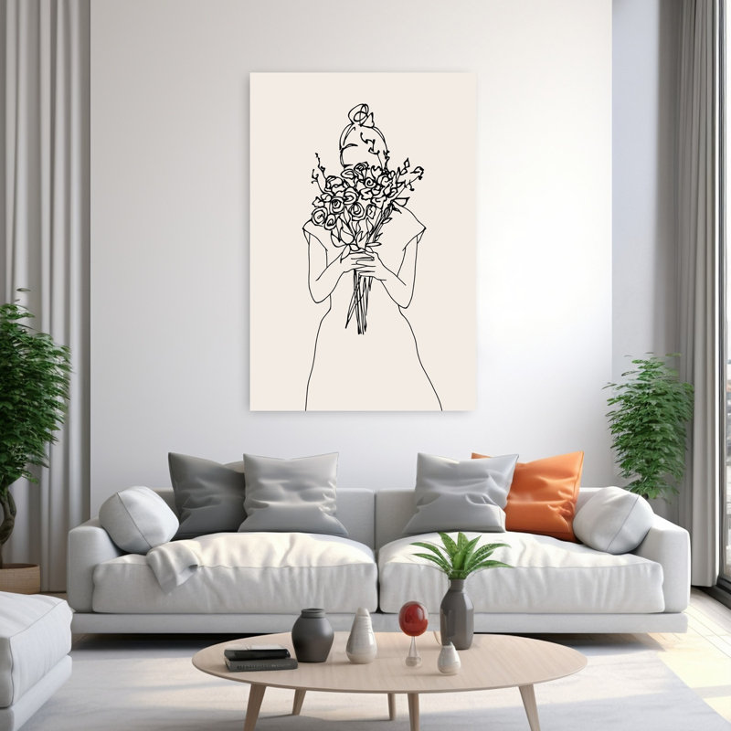 Art contemporain, art contemporain abstrait, H 60 po x l 40 po
