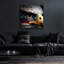 Art mural en verre rouge «Beacon Of Liberty» par The Golden Valley par Red Barrel Studio®, 36 po x 36 po