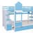 Hatina Kids Castle Style Storage Bunk Bed with Slide and Stairs-987003170-955171115