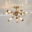 Athenna Glass Semi Flush Mount