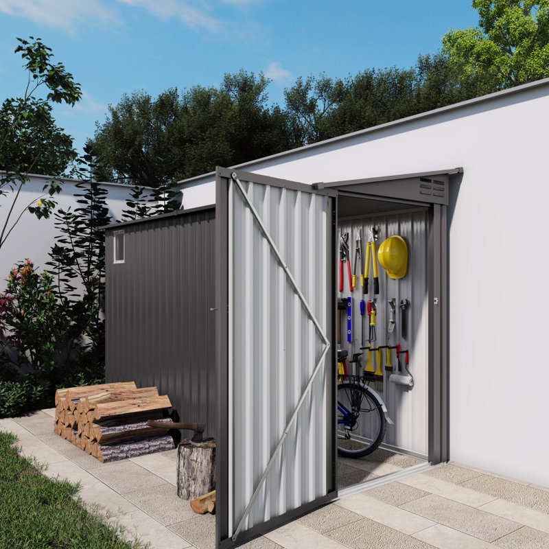Remise d'extérieur 4 x 9 pi Lean to Metal