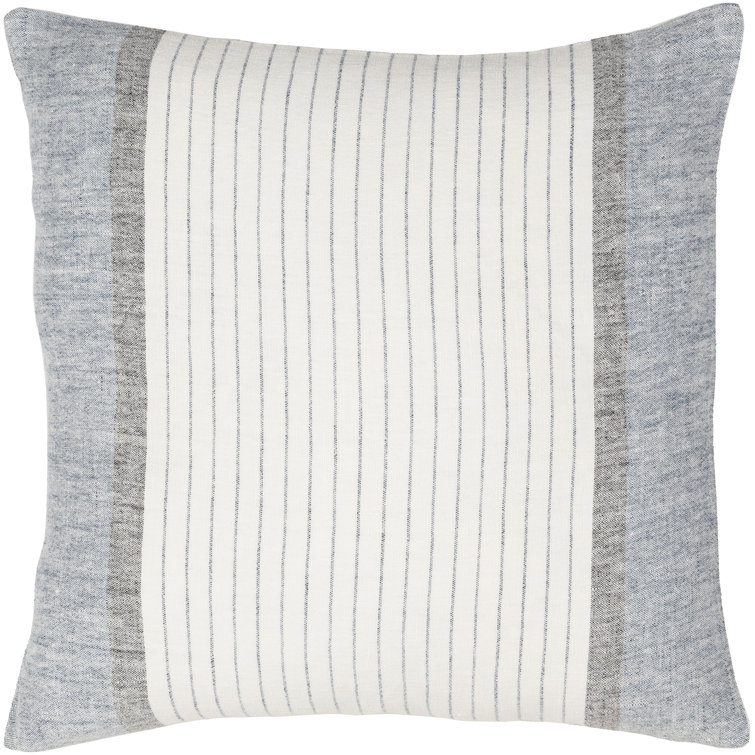 Marika Striped Linen Throw Pillow