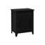 13,9 po Large table d'appoint avec placage noir - armoire de rangement pour petits objets 27 lb. Chambre et salon pratiques