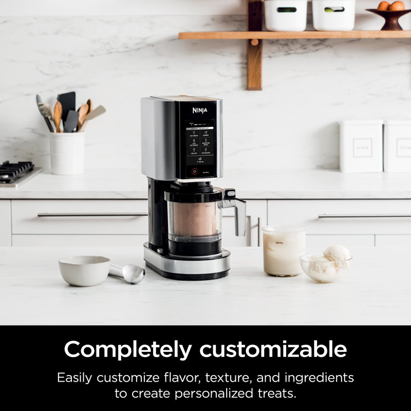 Ninja Silver 0.5qt Automatic Ice Cream and Yogurt Maker