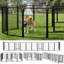 40" Tall 16 Panels Heavy Duty Pet Pen Dog Playpen