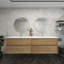 Ensemble de meuble-lavabo mural 84 po-70056032