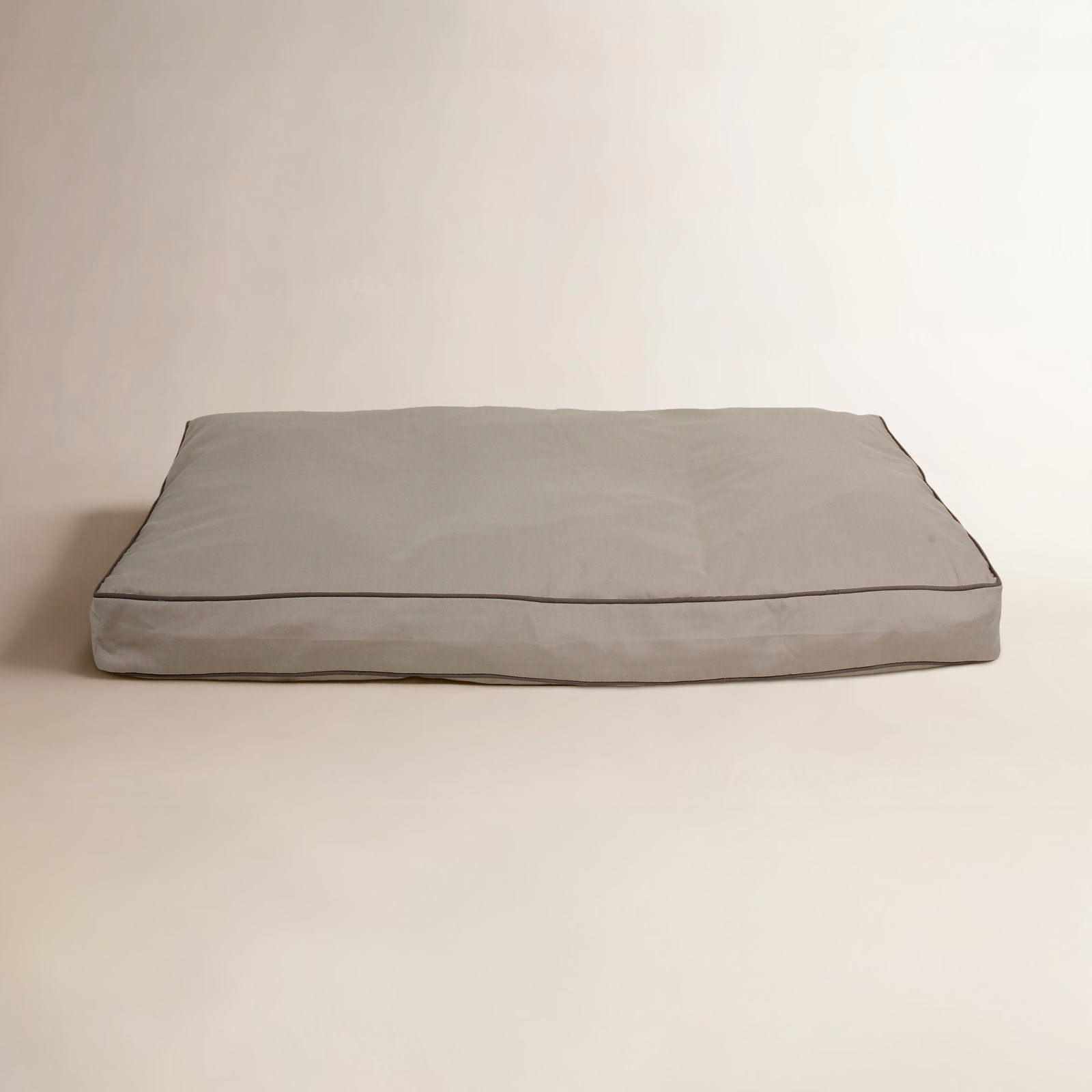 Orthopedic Foam Pet Bed with Washable Cover, Medium (42" W x 30" D x 4" H), Khaki/Sage