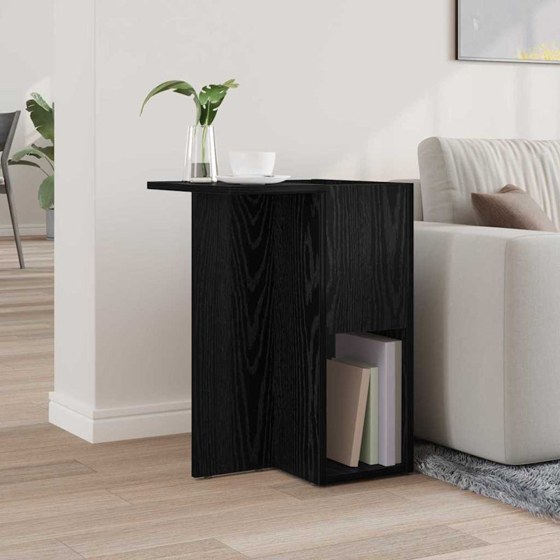 End Table, Black Oak