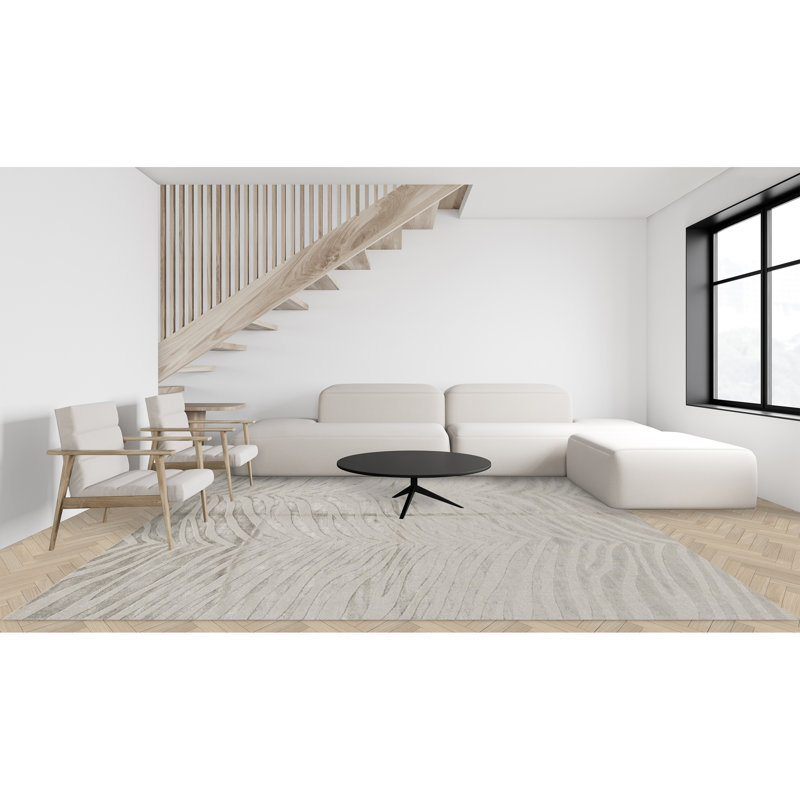 Area Rug in Gray