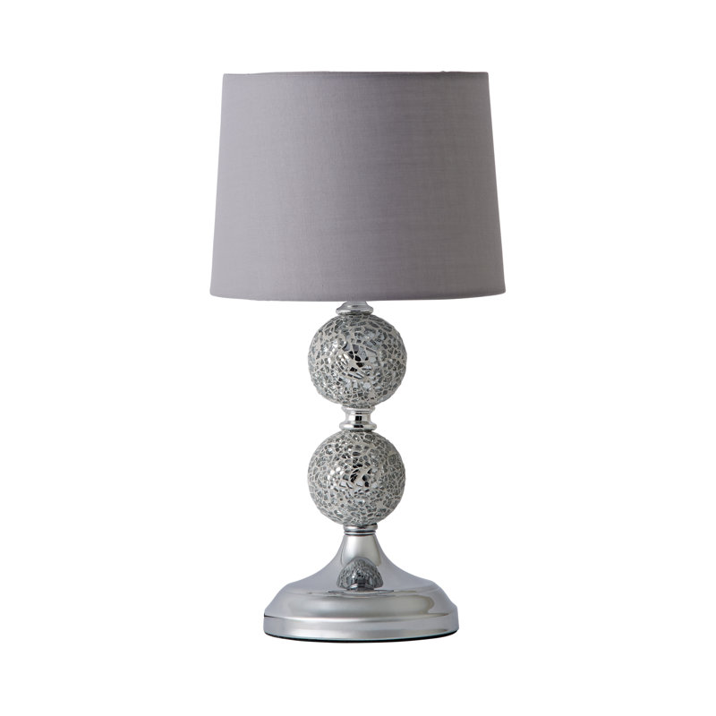 Korbin Metal Table Lamp, Grey, LED Bulb