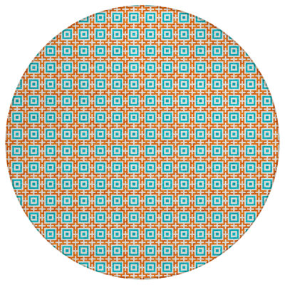 Loreen Washable Geometric Indoor / Outdoor Rug