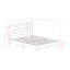 Ensemble de lit plateforme 2 pièces avec 1 lit double et une table de bout pour la chambre à coucher - Fabrication fiable et durable - Tissu en lin beige brume-1768933271-1768933273