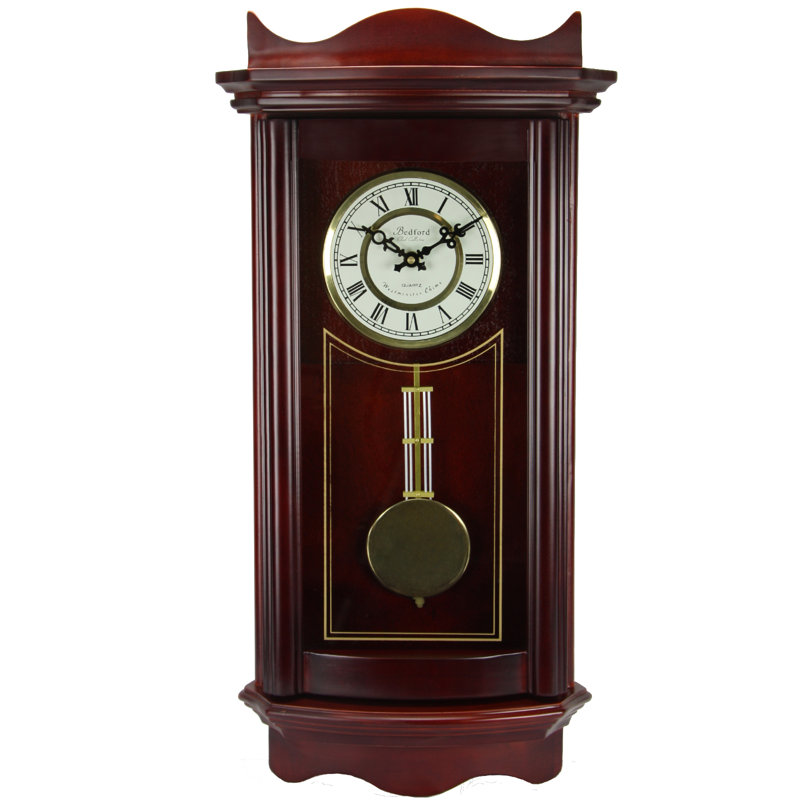 Solid + Manufactured Wood Wall Clock