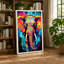 Neon Elephant Street Art - Print-136729367-136729368