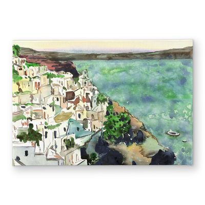 Landscape of Crete Indoor Outdoor Door Mat | Home Decor