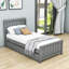 Lit plateforme simple avec lit gigogne-434241456
