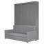 Grand lit escamotable mural avec coussin-1746793656