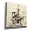  «Pirate Ship Blueprint 2» par Ann Klee, art mural sur toile, 18 po x 18 po-1745243645