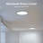 2 Pack 4200LM Large Flush Mount LED Ceiling Light, 5CCT 2700K/3000K/4000K/5000K/6500K Selectable, Dimmable, 32W, Low Profile Panel Lights Fixture for Kitchen Bedroom Hallway Basement Laundry Living Room, 17 Inch