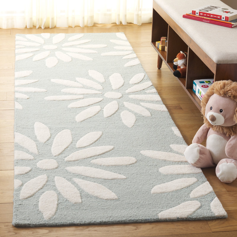 Tapis en laine Takarah, Tapis de couloir 2 pi 6 po x 8 pi