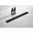 24 Inch Linear Shower Drain With Removable Brick Patterned Grate Cover, 304 Stainless Steel Shower Floor Drain With Hair Strainer And Leveling Feet-122460766