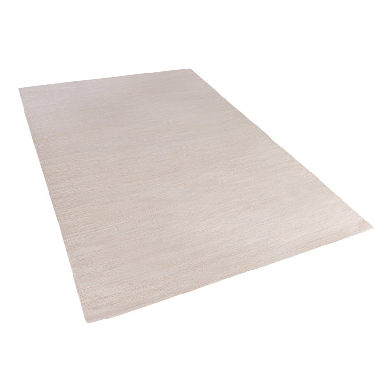 Derince Solid Colour Cotton Area Rug, Rectangle 160 x 230cm