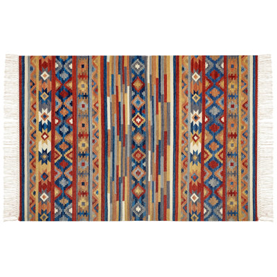 Courtnie Southwestern Hand Woven Area Rug