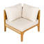 Chaise d'angle d'extérieur