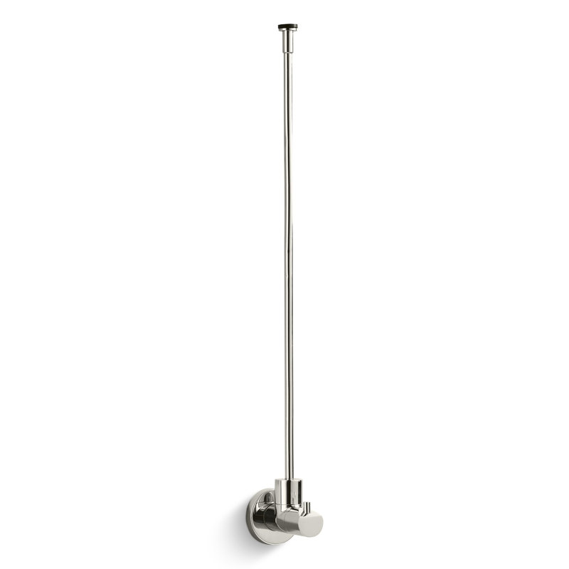Modern Toilet Supply Valve, Brushed Nickel