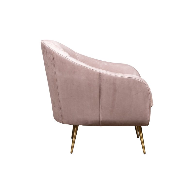 Leo Armchair, Taupe Genuine Leather