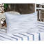 Drap-housse à rayures Ambesonne Harbour bleu ardoise pâle / blanc-106786489