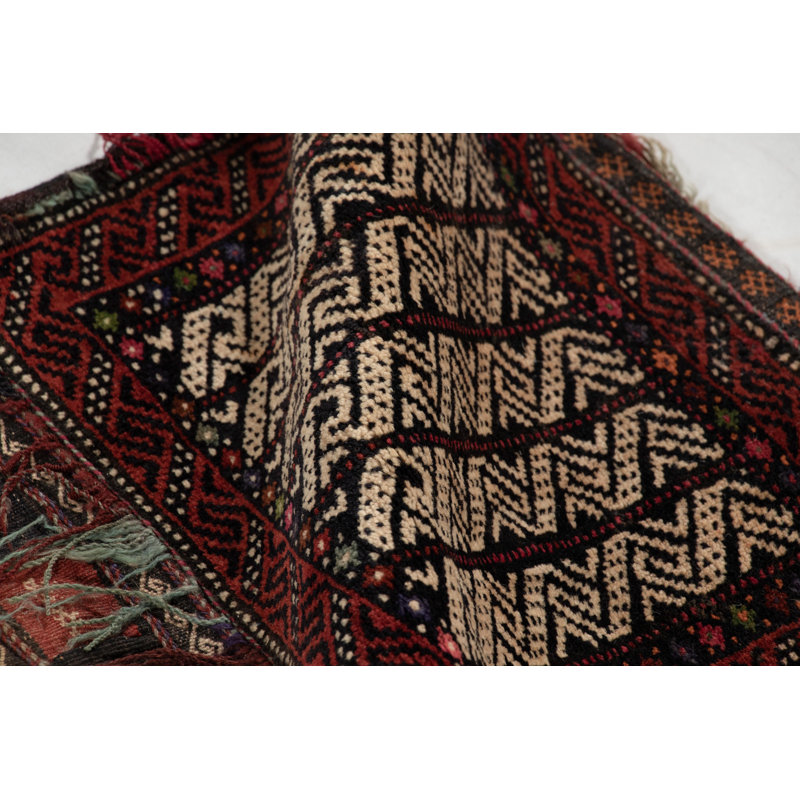 Antique One-of-a-Kind 1'9X4'2 Hand Knotted Area Rug