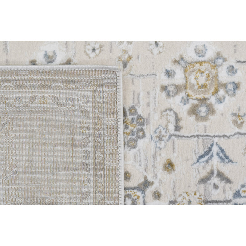 Lakena 12584-195 IVOIRE / GRIS, Rectangle 7 pi 10 po x 10 pi