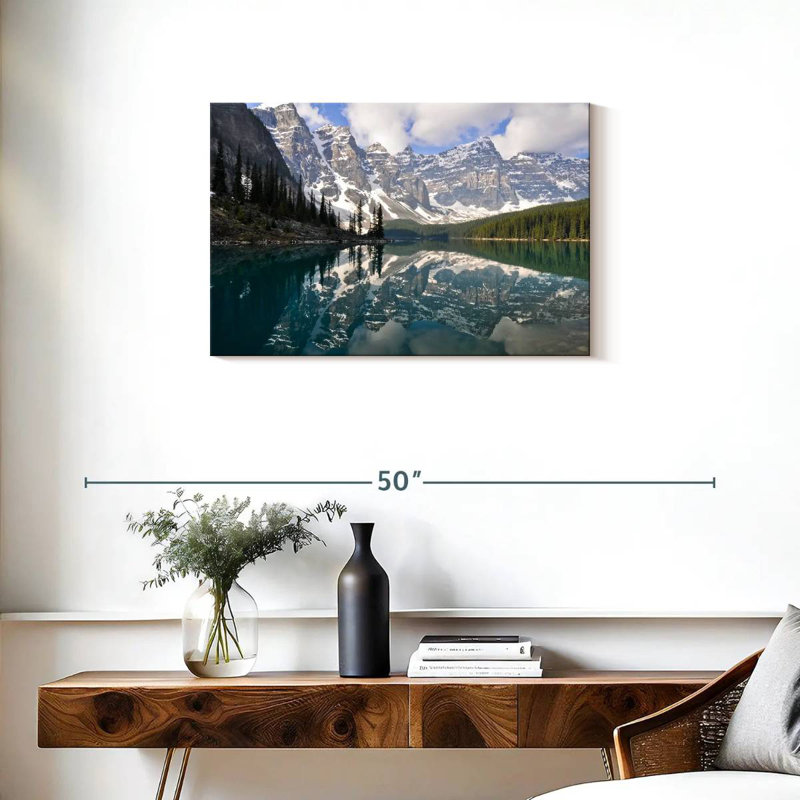 Alvord Moraine Lake, matin d'hiver, H 20 po x l 30 po