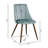 Benbrook Upholstered Kitchen Dining Side Chairs with Metal Legs for Living, Bedroom, Restaurant-90375965-90572752