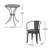 LOURDES 3 PC KD METAL SET-1254756005