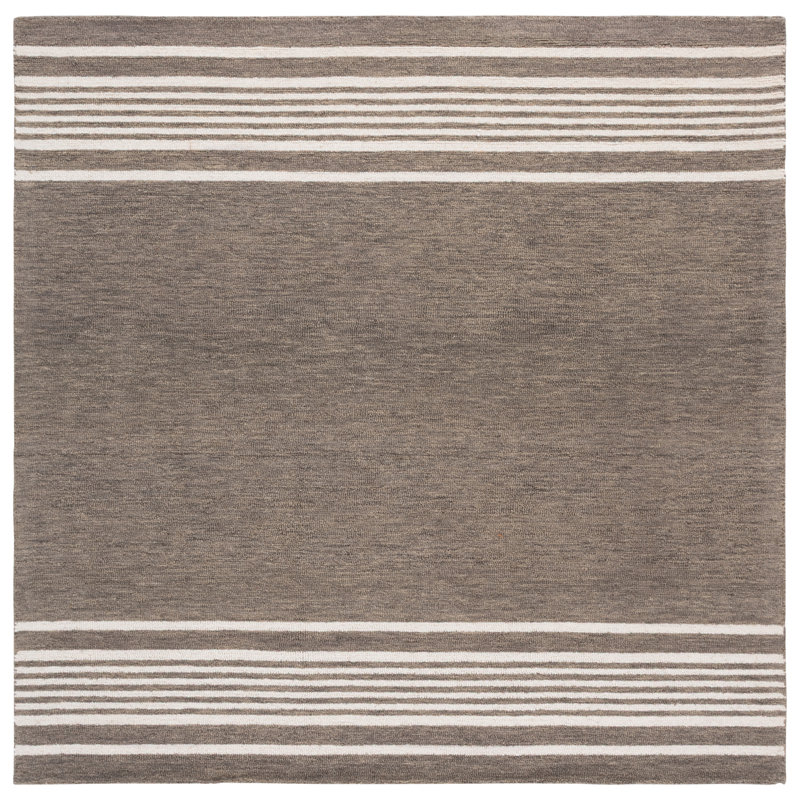 Mascotte Hand Tufted Wool And Cotton With Latex Rug, Square 6'