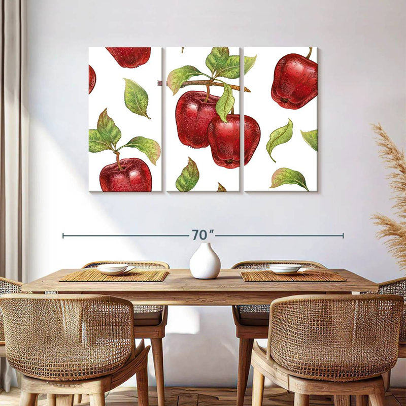 Yarlin Luscious Apples, 36" H x 57" W