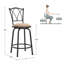 Tabouret pivotant à hauteur réglable Basche